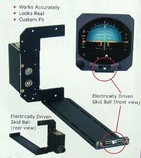 electrically driven simulated inclinometer